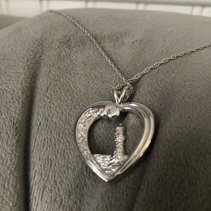 Lighthouse Heart Necklace